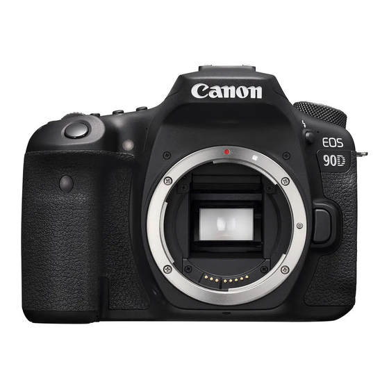Canon EOS 90D Guide D'utilisation