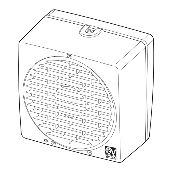 Vortice VARIO 150/6 Notice D'emploi Et D'entretien