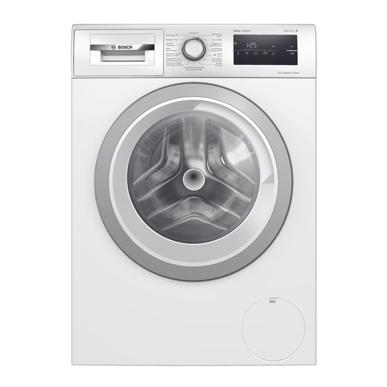 Bosch WQG233DFCH Manuel D'utilisation Et Notice D'installation