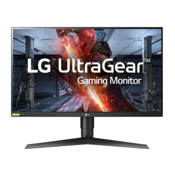 LG UltraGear 27GL850 Manuel D'utilisation