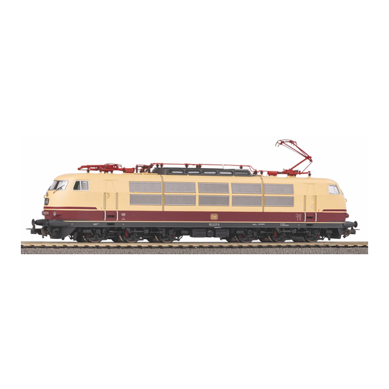 PIKO BR 103 RailAdventure Manuel D'utilisation