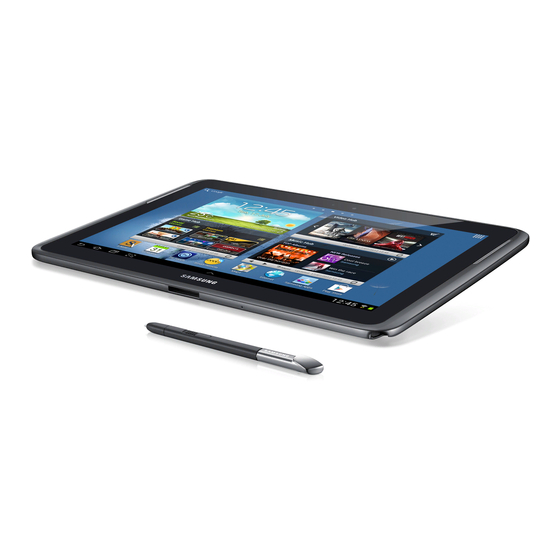 Samsung GALAXY Note 10.1 Mode D'emploi