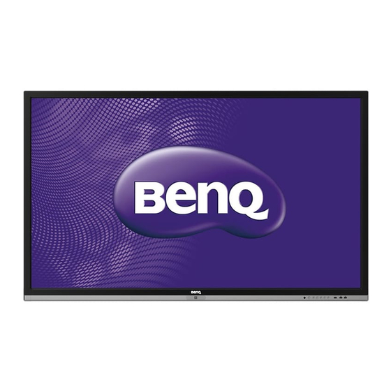 BenQ RP653 Manuel D'utilisation