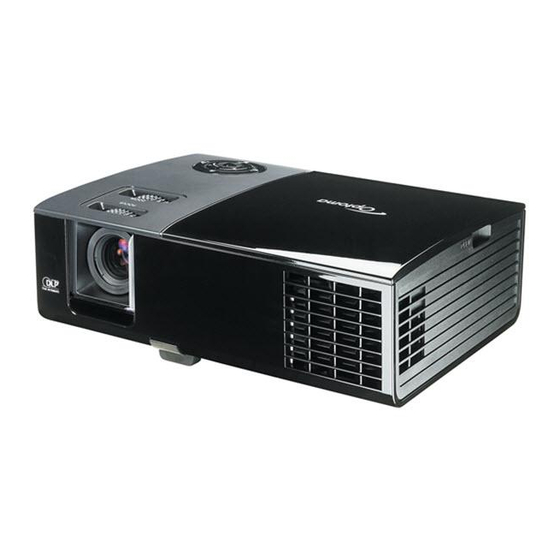 Optoma EP761 Notice D'utilisation