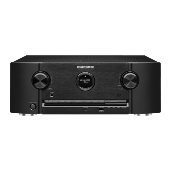 Marantz SR6007 B Manuel De L'utilisateur