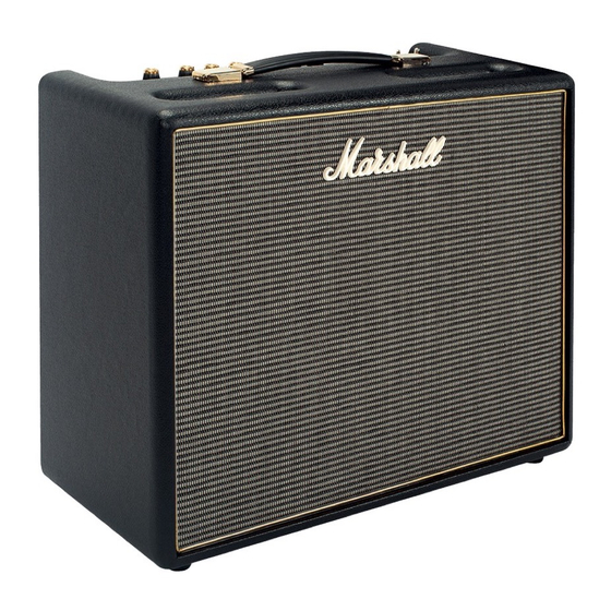 Marshall ORIGIN 20 Mode D'emploi