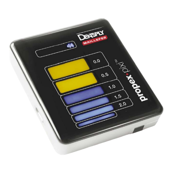 Dentsply Sirona Propex Pixi Manuel Utilisateur