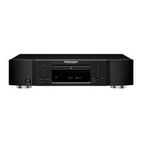 Marantz CD6005 Mise En Route