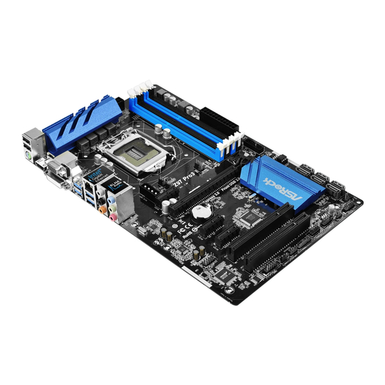 ASROCK Z97 Pro3 Mode D'emploi
