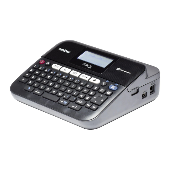 Brother P-touch D450 Guide De L'utilisateur