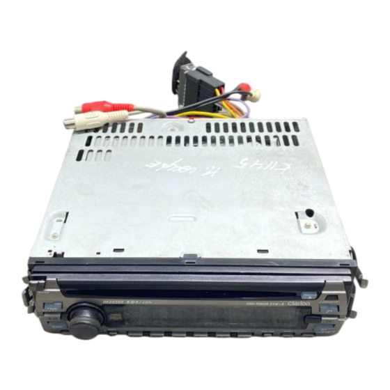 Clarion DXZ438R Mode D'emploi