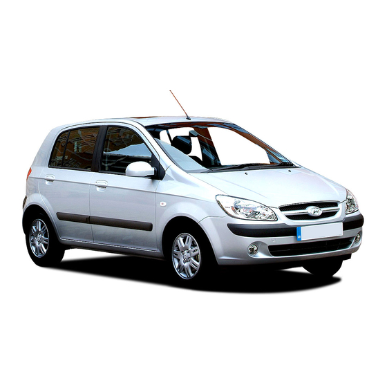 Hyundai Getz 2002 Manuels