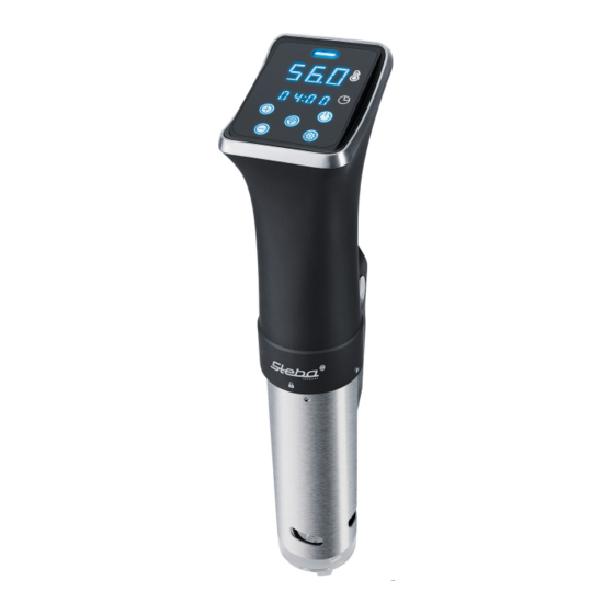 Steba SV 75 Mode D'emploi