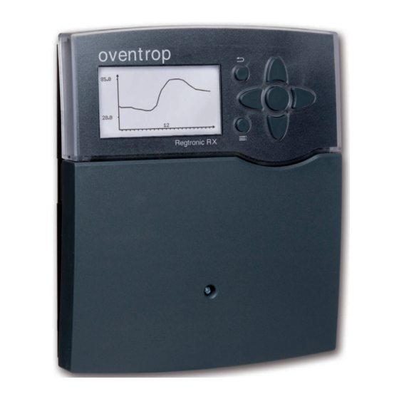 oventrop Regtronic RX Notice D'installation Et D'utilisation