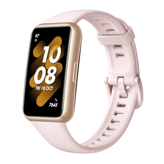 Huawei Band 7 Guide De Démarrage Rapide