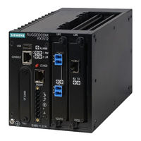 Siemens SIMATIC NET RUGGEDCOM RX1512 Manuel D'installation
