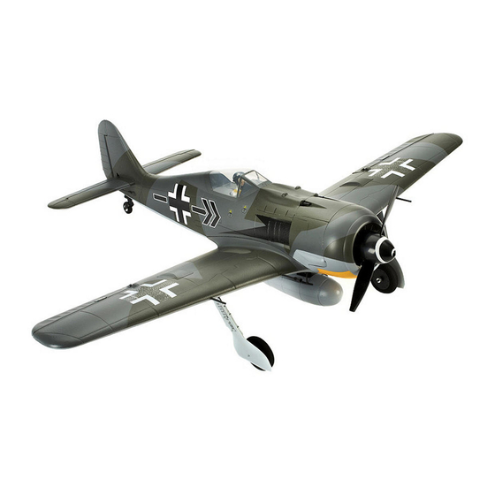 PARKZONE Focke-Wulf 190A Manuels