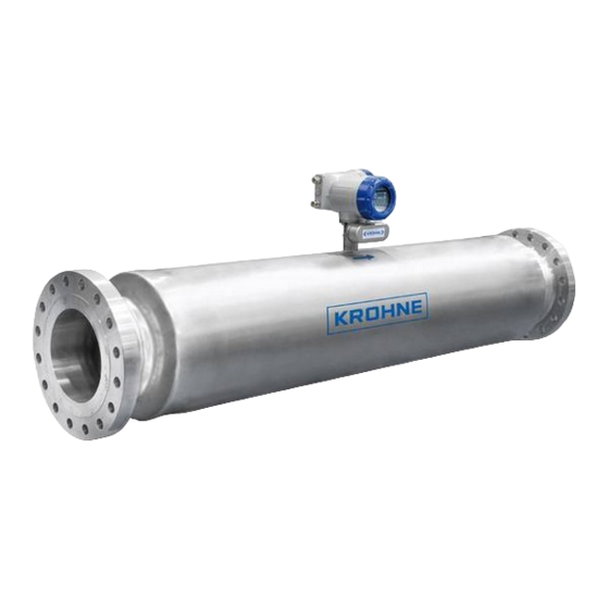 KROHNE OPTIMASS 2000 Manuel De Référence