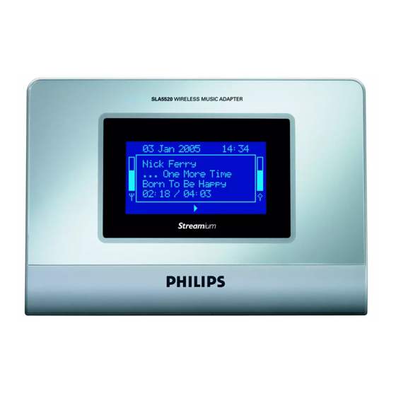 Philips SLA5520 Guide De Démarrage Rapide