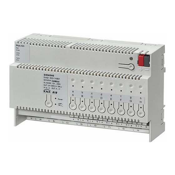 Siemens 5WG1 502-1AB02 Mode D'emploi