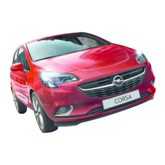 Opel Corsa 2019 Manuels