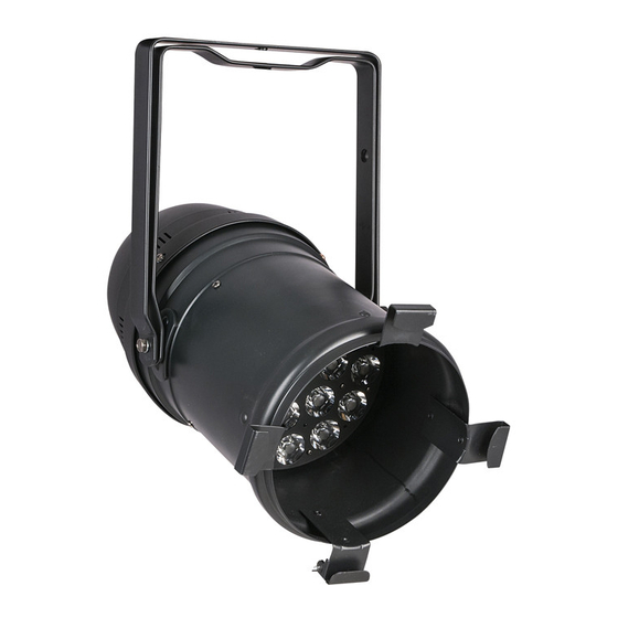 SHOWTEC LED Par 64 Aircraft Manuel D'utilisateur