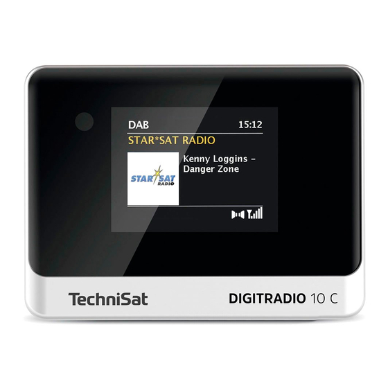 TechniSat DIGITRADIO 10 C Notice D'utilisation