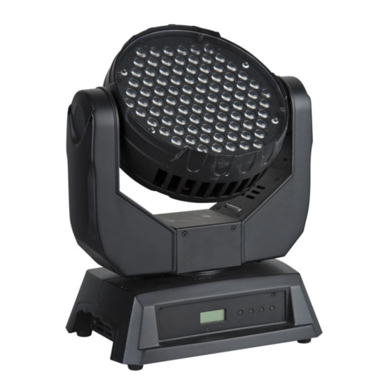SHOWTEC Expression 33000 Zoom RGBWA V2 Mode D'emploi