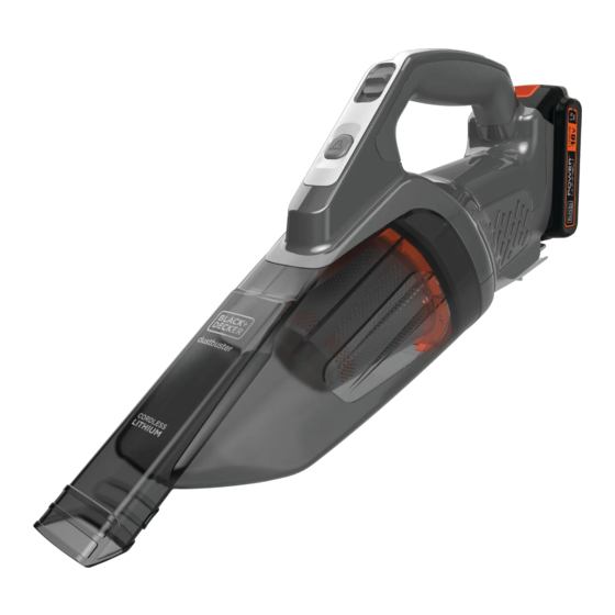 Black & Decker BCHV001 Mode D'emploi