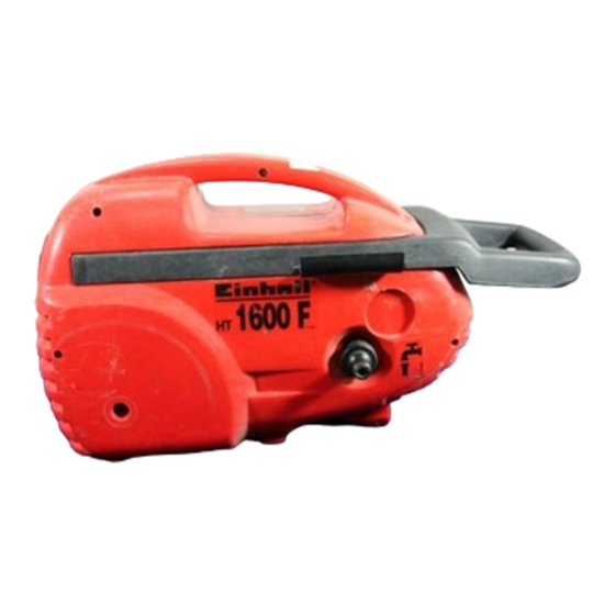 EINHELL HT 1600-F Mode D'emploi