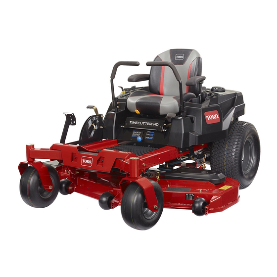 Toro TimeCutter HD X4850 Manuel De L'utilisateur