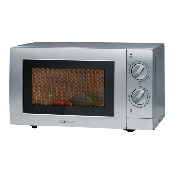 Clatronic MWG 786 Mode D'emploi