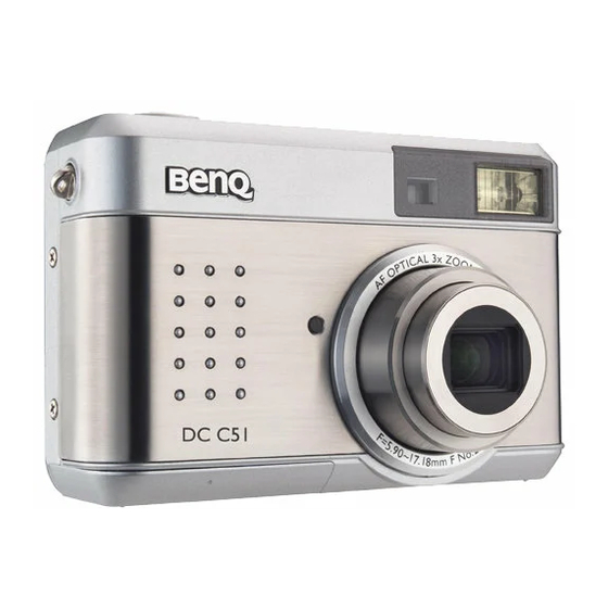 BenQ DC C51 Manuel De L'utilisateur