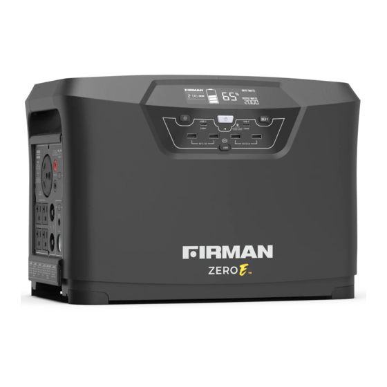 Firman ZERO E Manuel D'utilisation