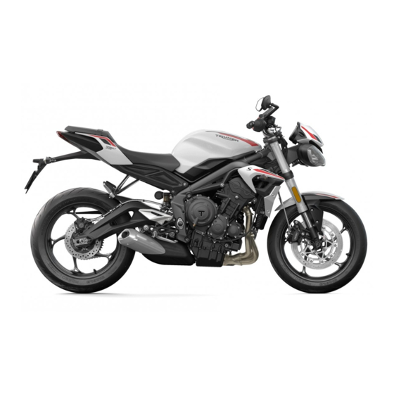 Triumph Street Triple S Manuel Du Propriétaire