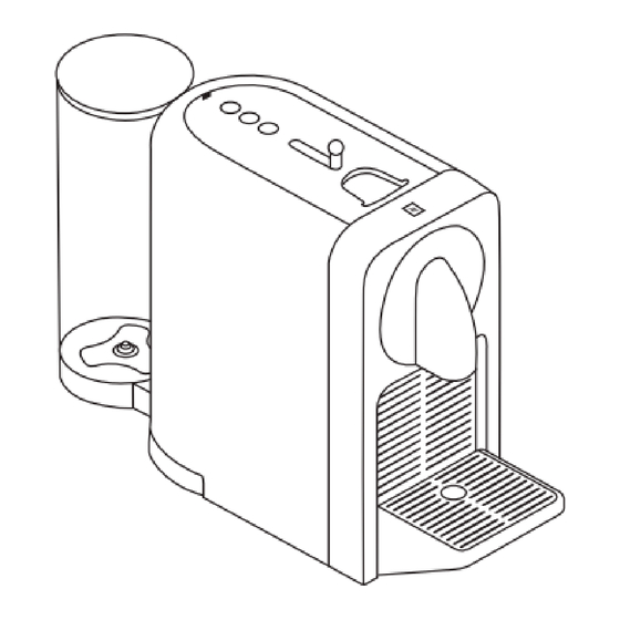 Nespresso Prodigio My Machine Manuel D'instructions