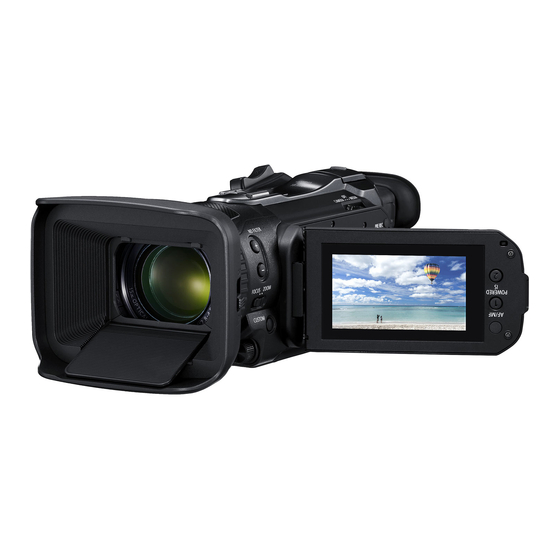Canon LEGRIA HF G60 Mode D'emploi
