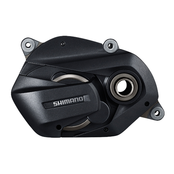 Shimano STEPS E7000 Serie Mode D'emploi