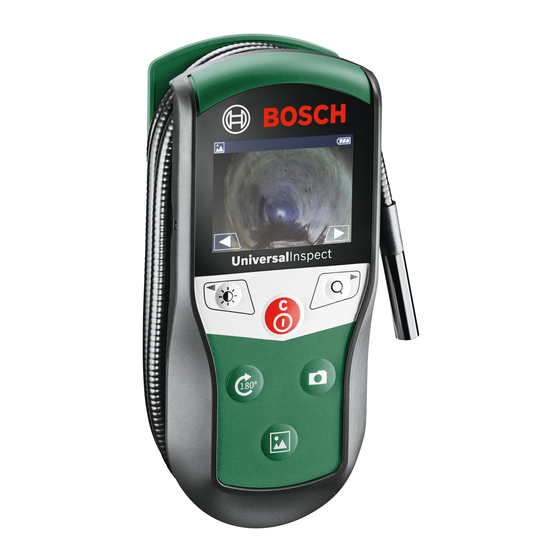 Bosch UniversalInspect Notice Originale
