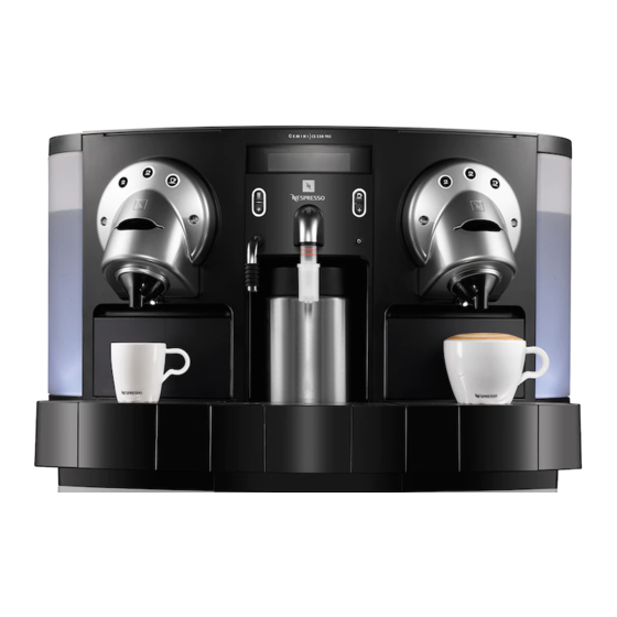 Nespresso Gemini CS220 Manuels