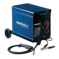 Metabo MIG/MAG 140 Instructions D'installation