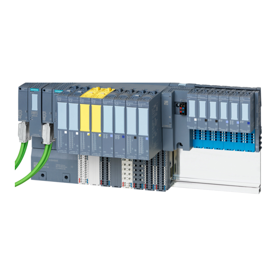 Siemens SIMATIC ET 200SP HA Manuel