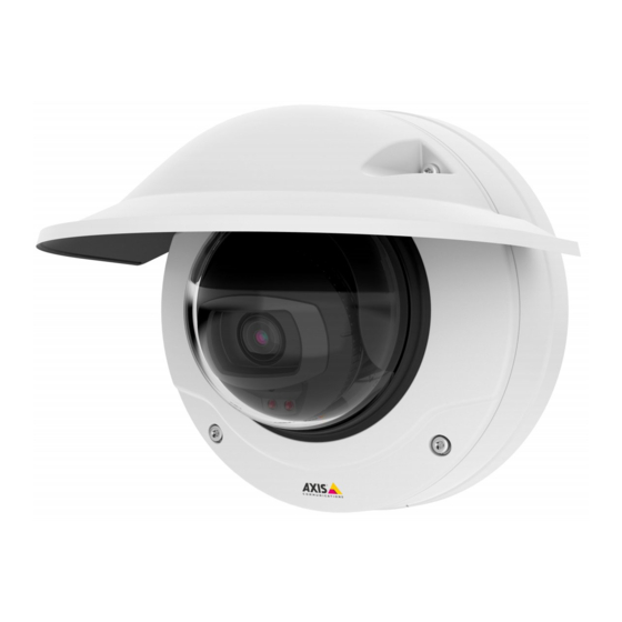 Axis Q35 Serie Manuel D'utilisation