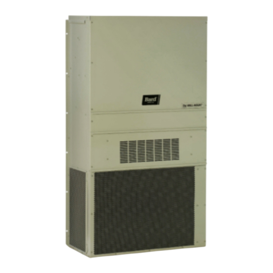 Bard MULTI-TEC W18AAPA Instructions De Service