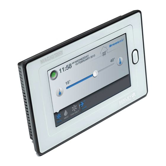 Seeley MagIQtouch Manuel D'utilisation