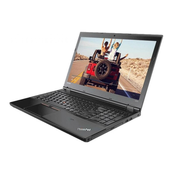 Lenovo Thinkpad L570 Guide D'utilisation