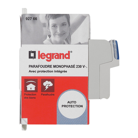 LEGRAND 927 66 Guide Rapide