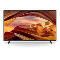 Sony BRAVIA KD-75X7WL Serie Guide D'installation