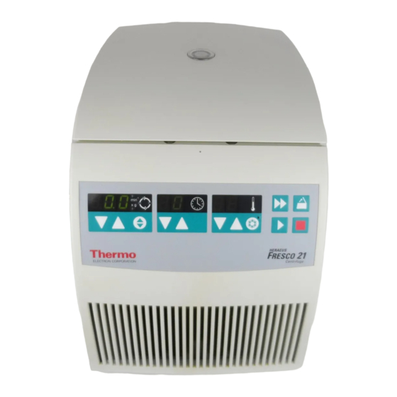 Thermo Fisher Scientific PICO 17 Mode D'emploi