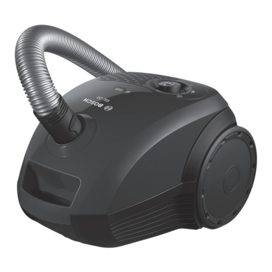 Bosch BGN2 Serie Mode D'emploi